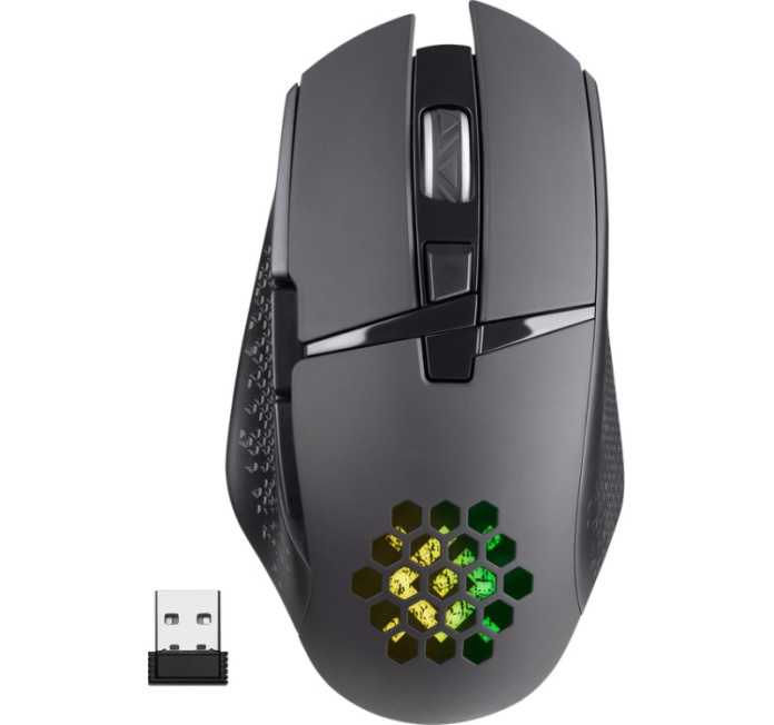 mysz gamingowa Defender GM-514 Glory RGB bezprzewodowa 3200 DPI